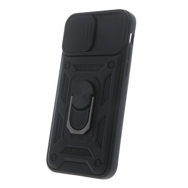 XIAOMI REDMI NOTE 11 PRO black RING ARMOR WITH CAMSHIELD nugarėlė 2