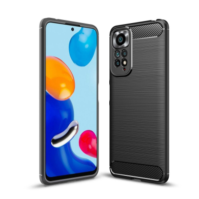 Xiaomi REDMI NOTE 11 PRO juoda TECH LYGCARBON nugarėlė