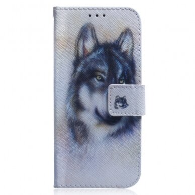 XIAOMI REDMI NOTE 11/11S Tracy fashion dėklas White Wolf 1