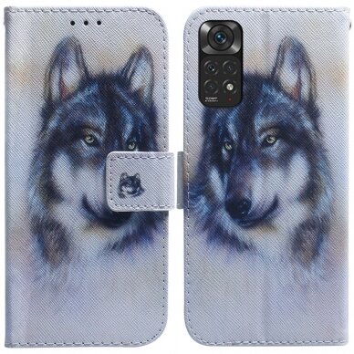 XIAOMI REDMI NOTE 11/11S Tracy fashion dėklas White Wolf