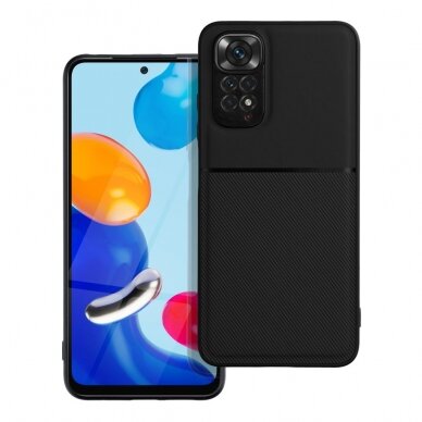 XIAOMI REDMI NOTE 11/11S juoda NOBLE nugarėlė