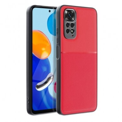 XIAOMI REDMI NOTE 11/11S raudona NOBLE nugarėlė 1