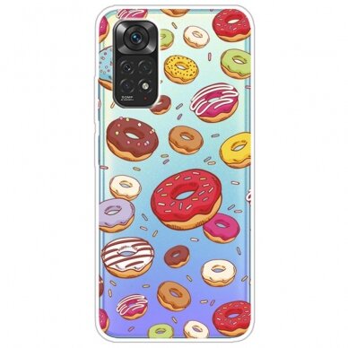 XIAOMI REDMI NOTE 11/11S Tracy clear nugarėlė Donuts