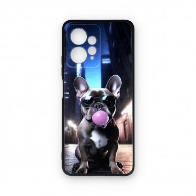 Xiaomi Redmi Note 12 black nugarėlė Bulldog Design00322