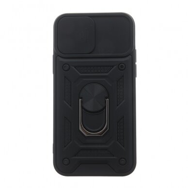 Xiaomi Redmi Note 12 black RING ARMOR with CAMSHIELD nugarėlė 3