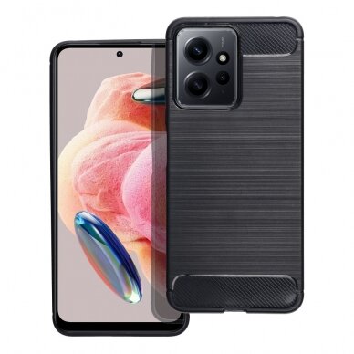 Xiaomi Redmi Note 12 juoda LYGCARBON nugarėlė 1