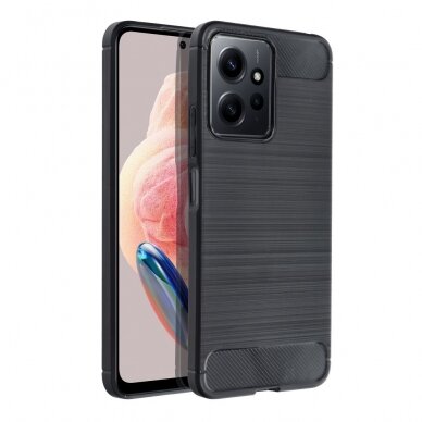 Xiaomi Redmi Note 12 juoda LYGCARBON nugarėlė