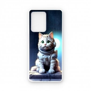 Xiaomi Redmi Note 12 PRO 5G/POCO X5 PRO clear nugarėlė Astronaut Cat Design00317