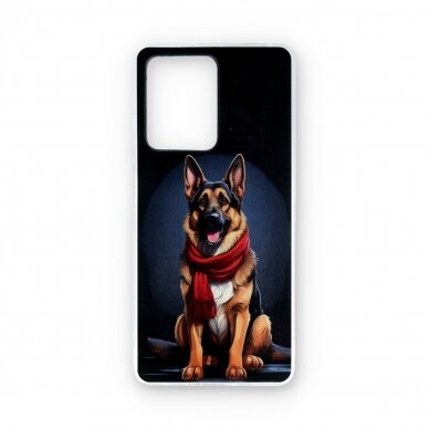 Xiaomi Redmi Note 12 PRO 5G/POCO X5 PRO clear nugarėlė German Shepherd With A Scarf Design00325