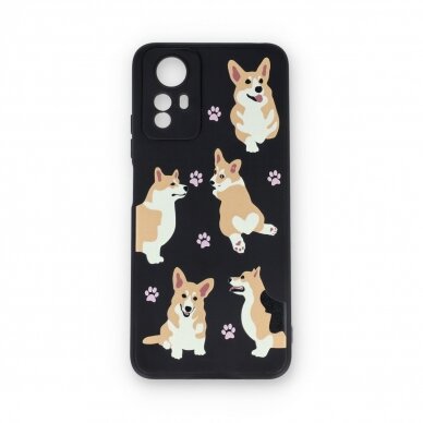 Xiaomi Redmi Note 12S black nugarėlė Corgi Design00303