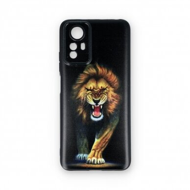 Xiaomi Redmi Note 12S black nugarėlė Lion Design00101