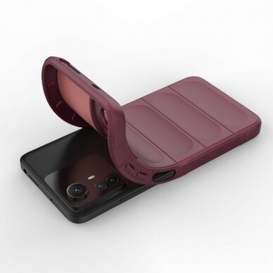 Xiaomi Redmi Note 12S bordo Tracy Anti-slip Rugged nugarėlė 3