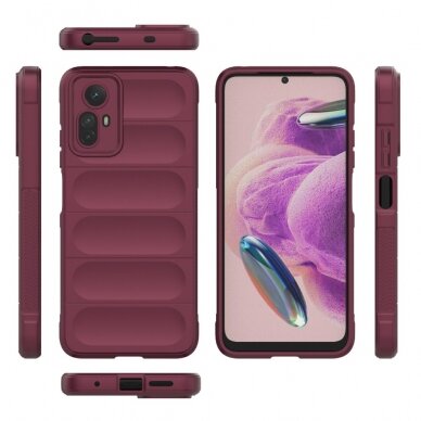 Xiaomi Redmi Note 12S bordo Tracy Anti-slip Rugged nugarėlė 7