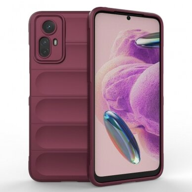 Xiaomi Redmi Note 12S bordo Tracy Anti-slip Rugged nugarėlė