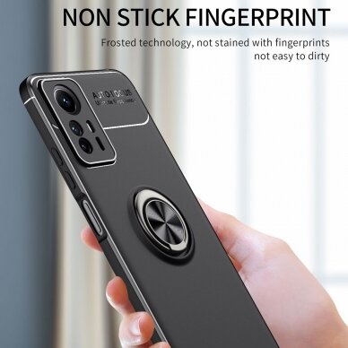 Xiaomi Redmi Note 12S juoda MAGNETIC RING nugarėlė 11