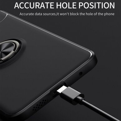 Xiaomi Redmi Note 12S juoda MAGNETIC RING nugarėlė 3