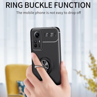 Xiaomi Redmi Note 12S juoda MAGNETIC RING nugarėlė 7