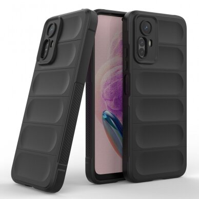 Xiaomi Redmi Note 12S juoda Tracy Anti-slip Rugged nugarėlė 2