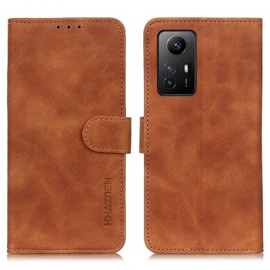 Xiaomi Redmi Note 12S brown KHAZNEH dėklas