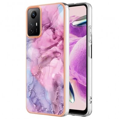 Xiaomi Redmi Note 12S Tracy nugarėlė MILKY WAY MARBLE Pink