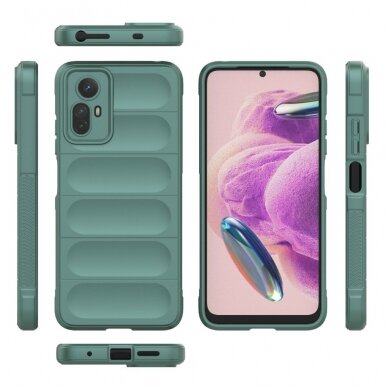 Xiaomi Redmi Note 12S žalia Tracy Anti-slip Rugged nugarėlė 7