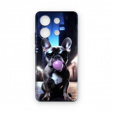 Xiaomi Redmi Note 13 black nugarėlė Bulldog Design00322 1