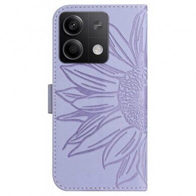 Xiaomi Redmi Note 13 MEZZO Light Purple Sunflower dėklas 8