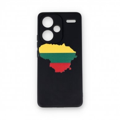 Xiaomi Redmi Note 13 PRO+ 5G black nugarėlė Lithuania Country Design00307