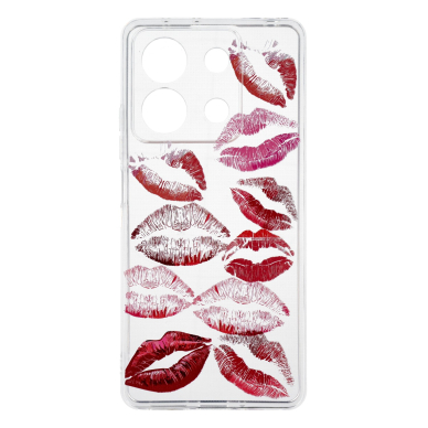 Xiaomi Redmi Note 13 Pro 5G / Poco X6 5G clear nugarėlė Lips Design00328