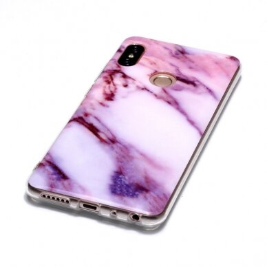 XIAOMI REDMI NOTE 5 PRO Tracy nugarėlė Purple Marble 2