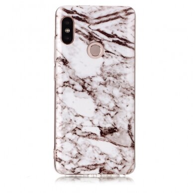 XIAOMI REDMI NOTE 5 PRO Tracy nugarėlė White Marble 1