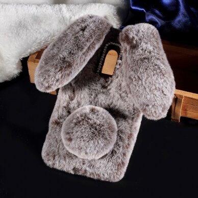 XIAOMI Redmi Note 5 ruda nugarėlė Fluffy Rabbit 1