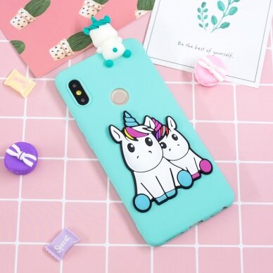 XIAOMI Redmi Note 6 PRO šviesiai rožinė nugarėlė Dog 4D 7