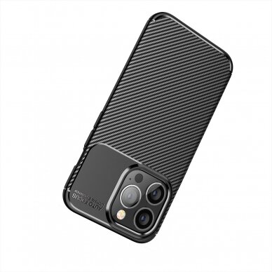 Xiaomi Redmi Note 9 black CARBON FIBER nugarėlė 9