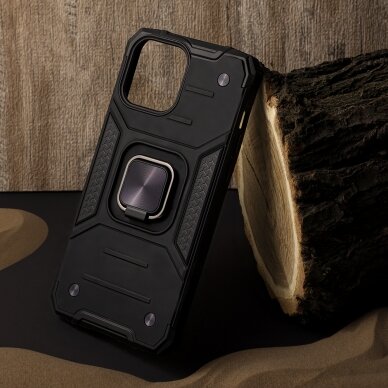 Xiaomi Redmi Note 9 Pro/Note 9s black NITRO RING ARMOR nugarėlė 7