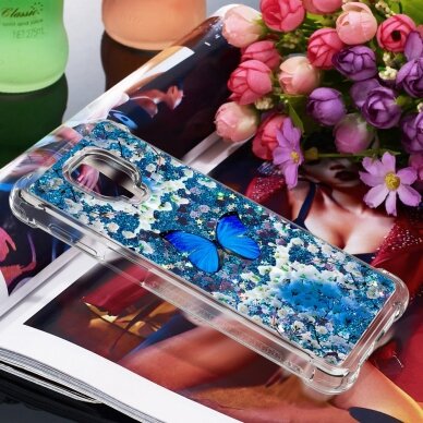 Xiaomi Redmi Note 9 PRO/Note 9s Water Shock nugarėlė Blue Butterfly 6