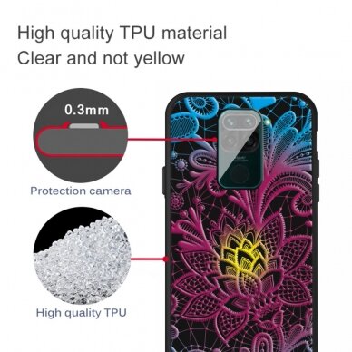 Xiaomi Redmi Note 9 Tracy creative+ LACE FLOWER nugarėlė 1