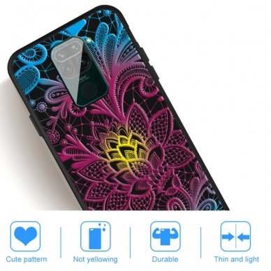 Xiaomi Redmi Note 9 Tracy creative+ LACE FLOWER nugarėlė 3