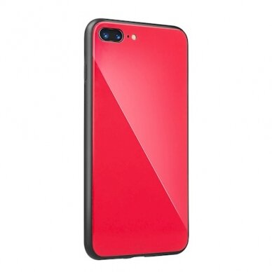 XIAOMI REDMI NOTE5 PRO rausva GLASS CASE nugarėlė 1