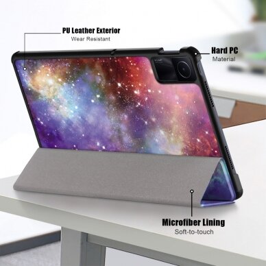 Xiaomi Redmi Pad SE 11" TRIFOLD dėklas Galaxy 6