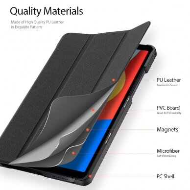 Xiaomi Redmi Pad SE 8.7" black DUX DUCIS domo TRIFOLD dėklas 3